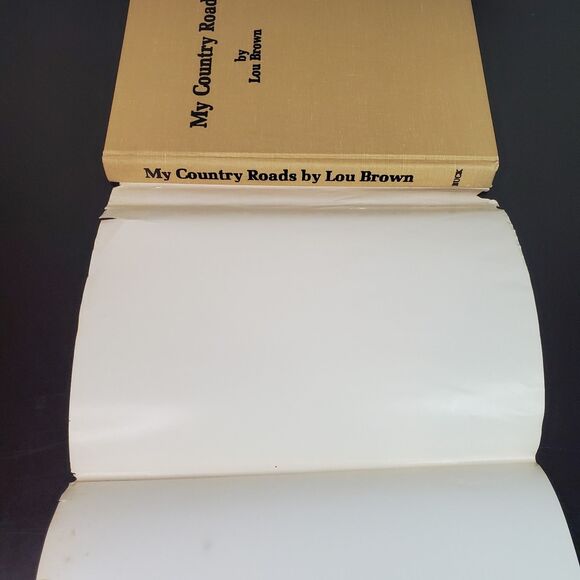 My Country Roads by Lou Brown 1979 Hardcover SIGNED 1st Edition, Newspaper Clips - Picture 10 of 16